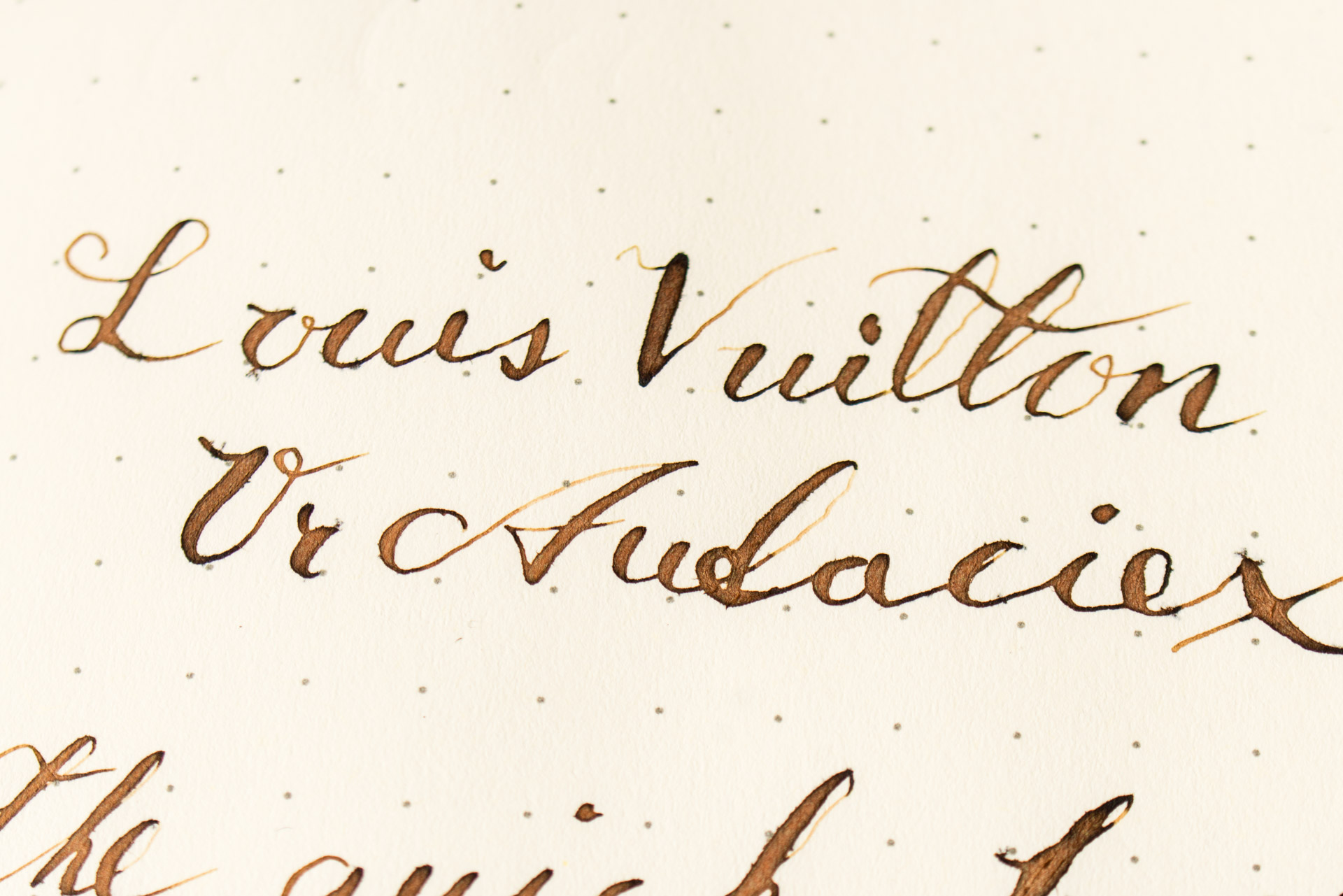 Gordon Andersson - The elusive Louis Vuitton ink