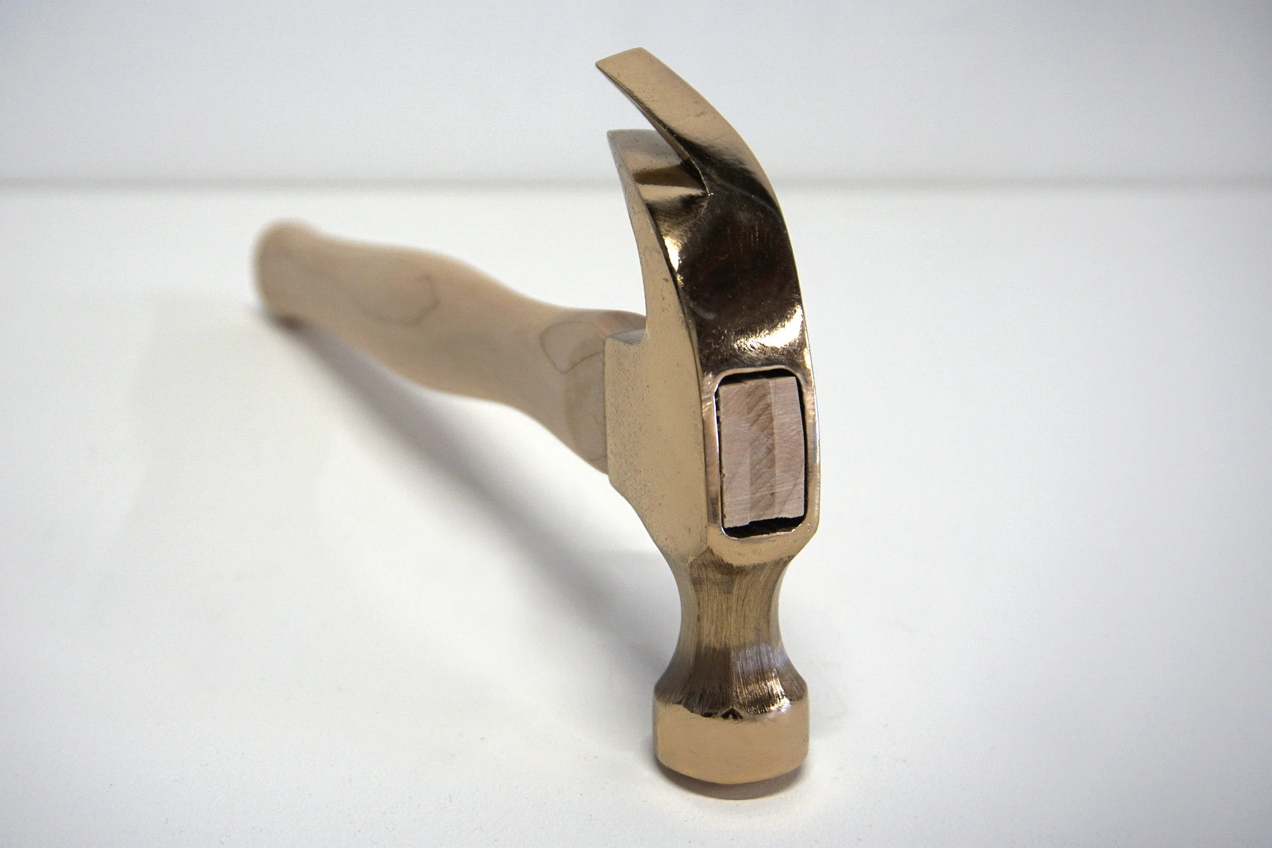  HAMMER 4  Cast bronze and hand carved hard maple / 2017 