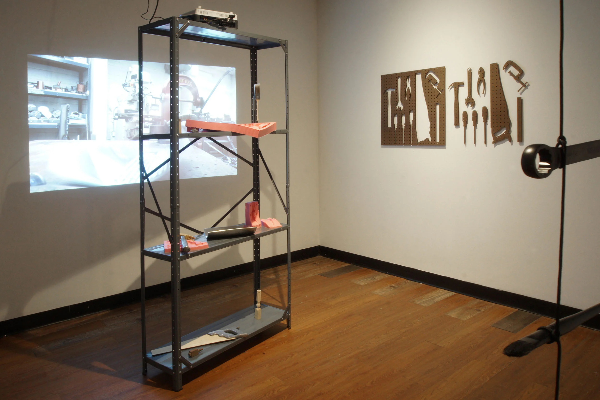  STORAGE ROOM  Installation detail from  Tool-things: the Making of an Apprentice  at IGNITE Gallery / 2018 