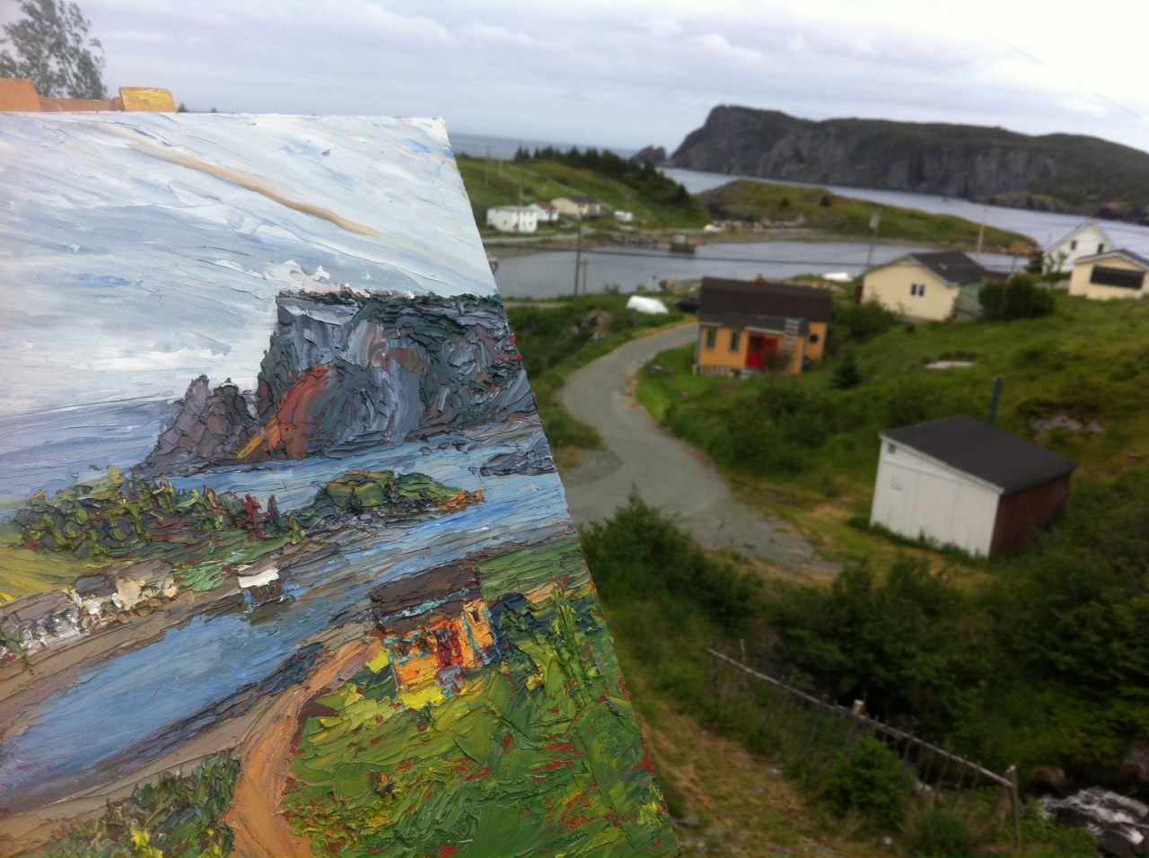 First painting in Newfoundland.