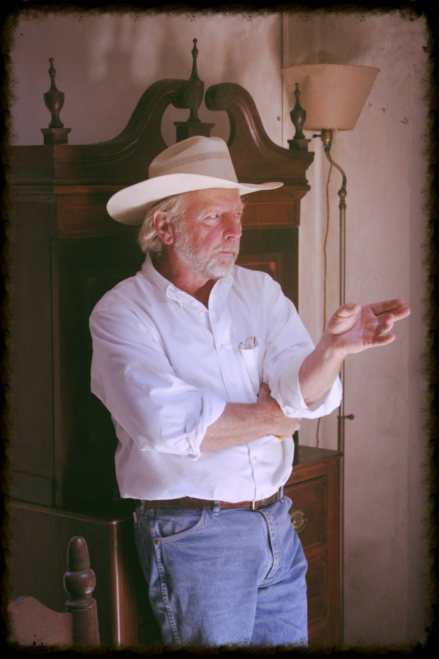 Jim Poett shares about the history of the ranch and the original adobe home.