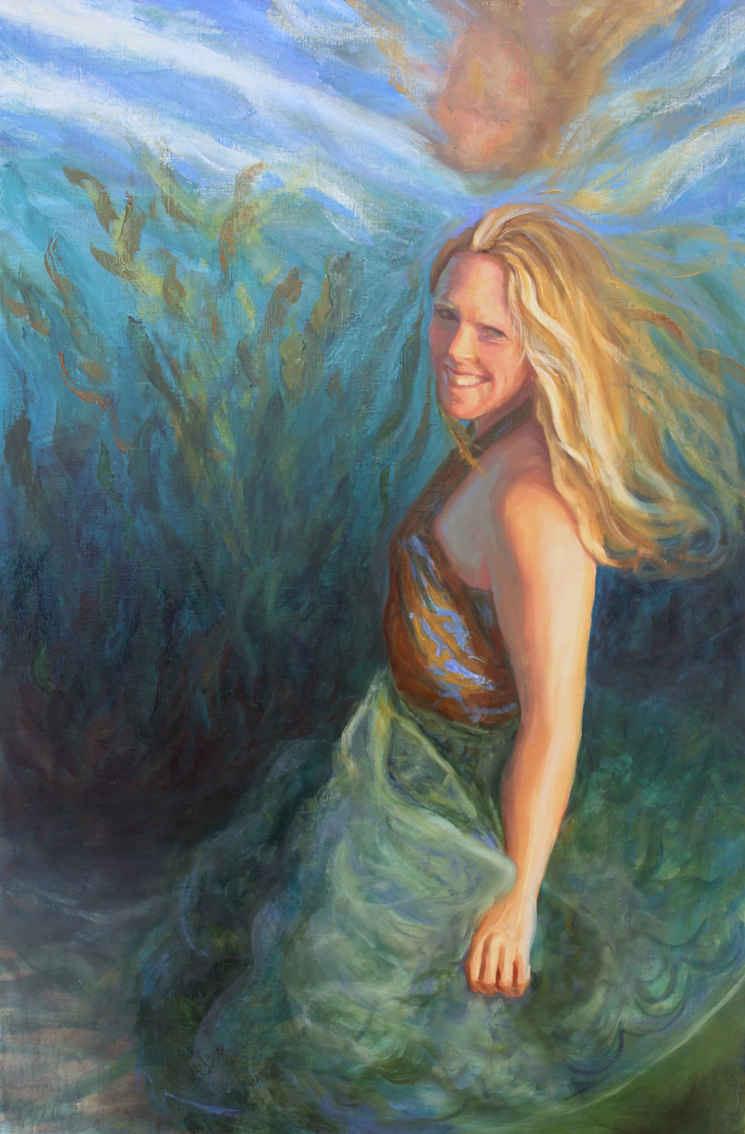 Stephanie Mutz, oil on linen, 24x36