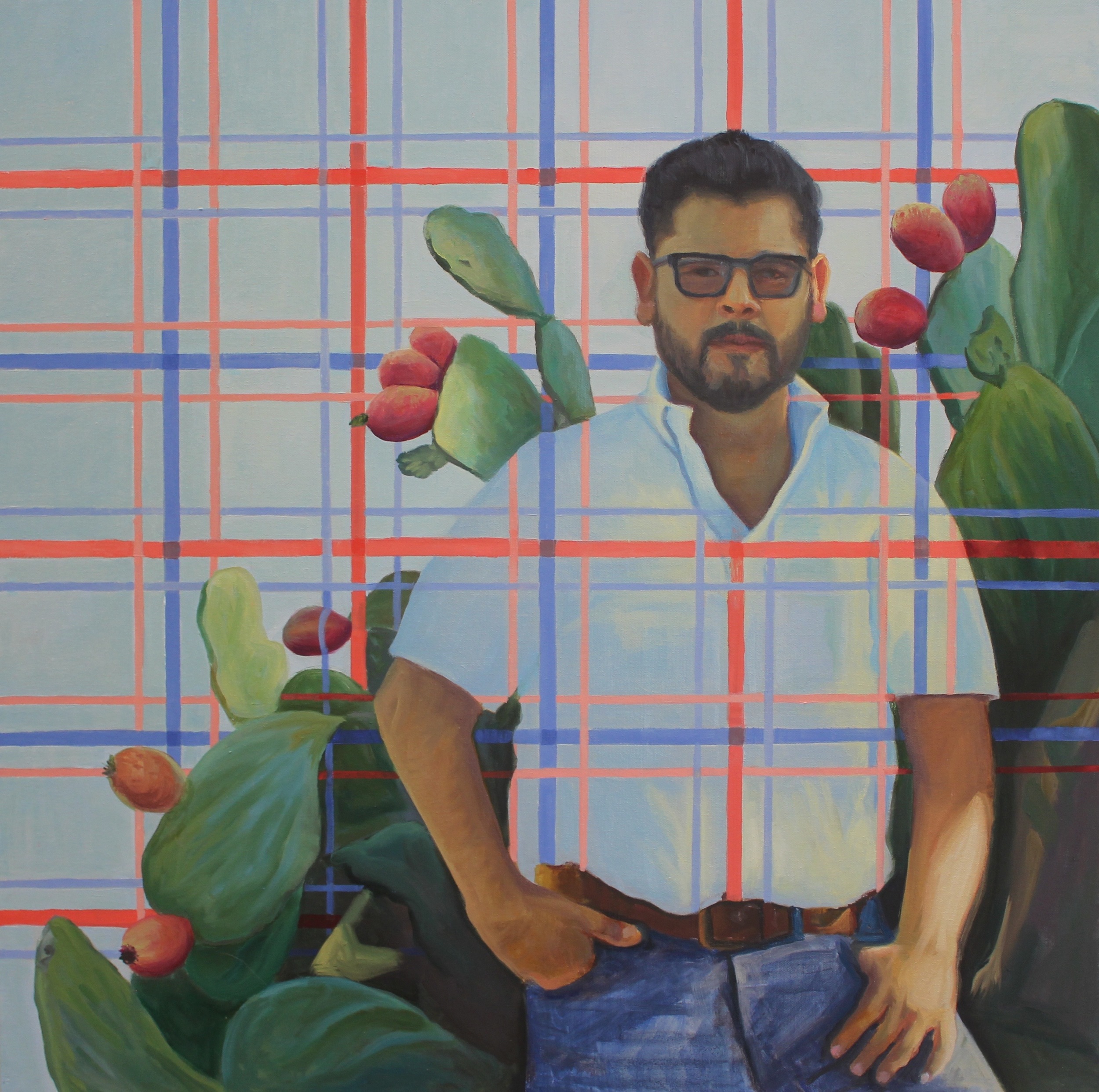 Luis Ramirez, oil on canvas By Holli Harmon