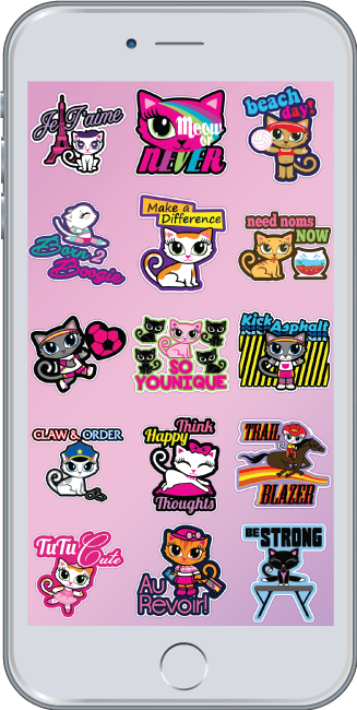Cheeky Chats Cat Emoji Stickers