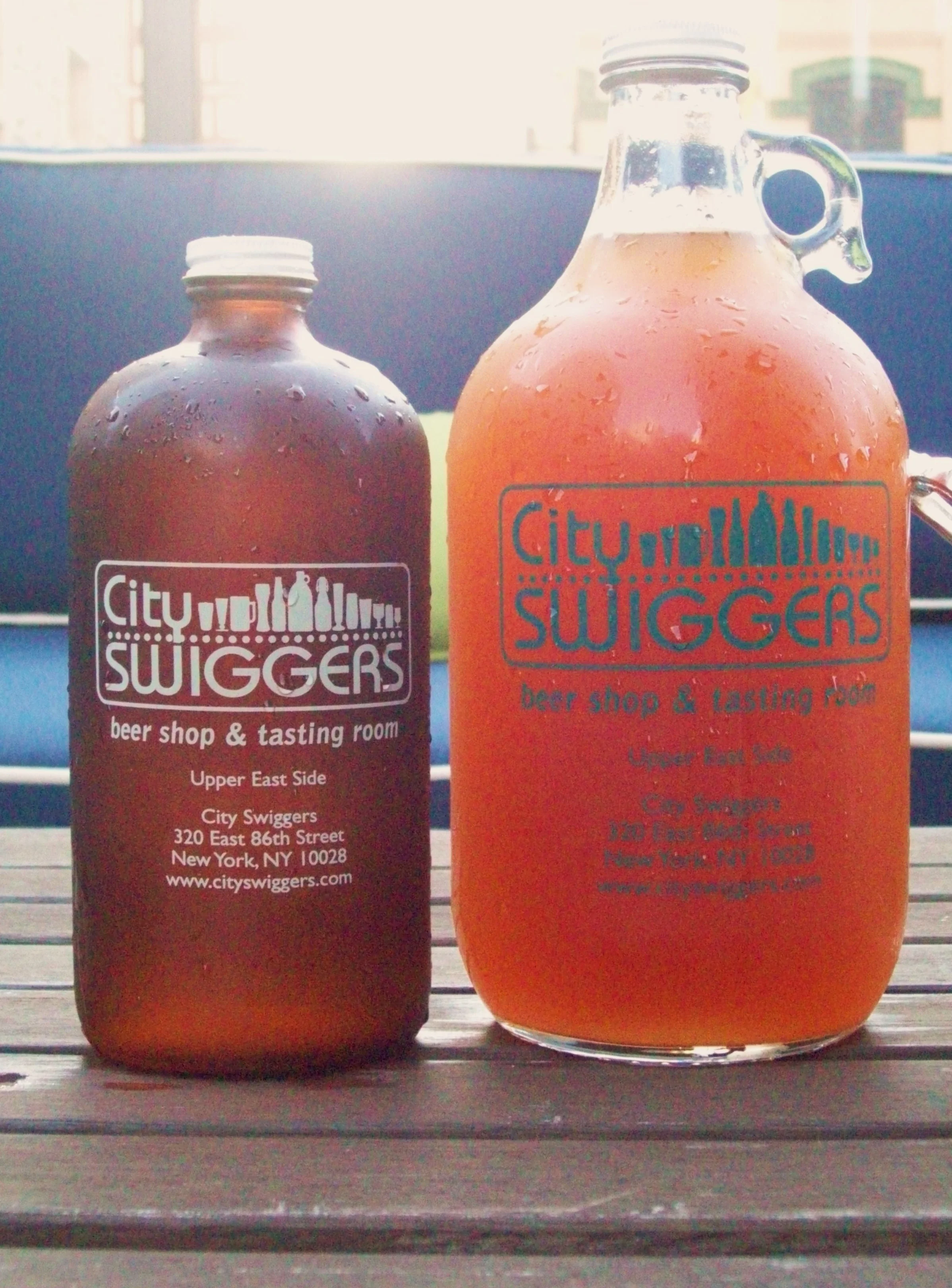 Growlers from City Swiggers