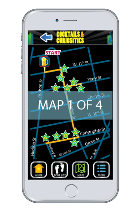 Offline maps, so no Internet connection is necessary.