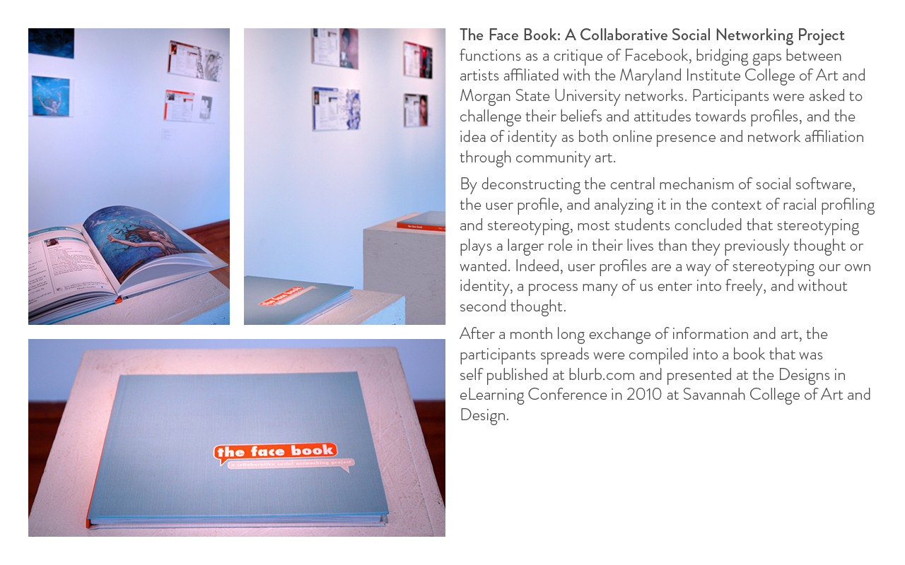 The Face Book: A Collaborative Social Networking Project