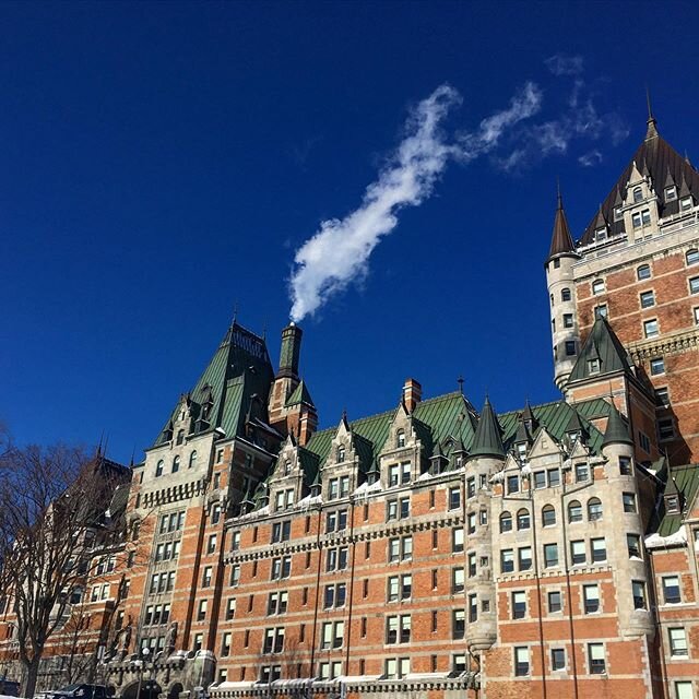 Absolutely gorgeous hotel in Qu&eacute;bec. The world&rsquo;s most photographed hotel, but Impossible to capture in one photo 📸 
#canada #quebeccity #quebecwinterfestival #fairmontlechateaufrontenac