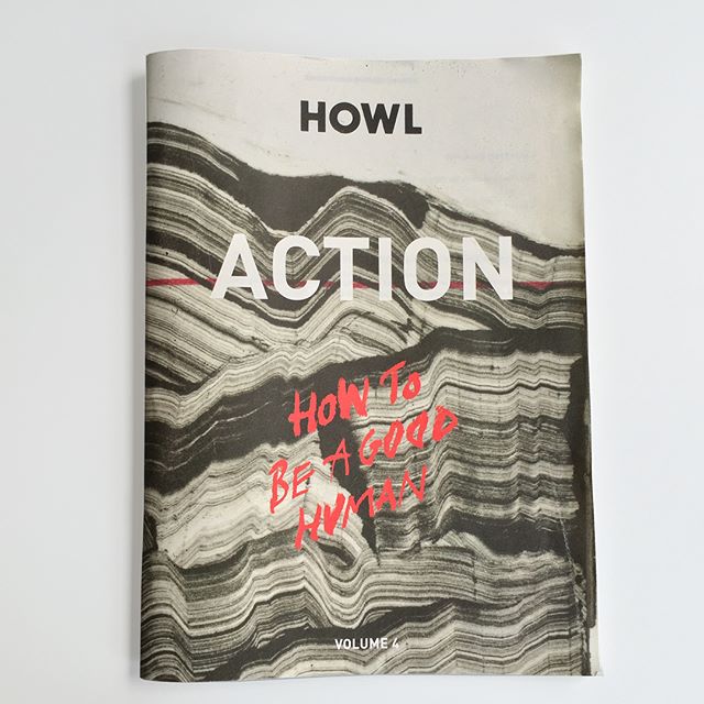Shout out to @wolfwilhelmine @robinerler and the rest of the dope contributors for the latest issue of Howl magazine. I'm honored to be featured amongst such a strong cast of action-oriented talent. These works speak volumes above the negativity bei