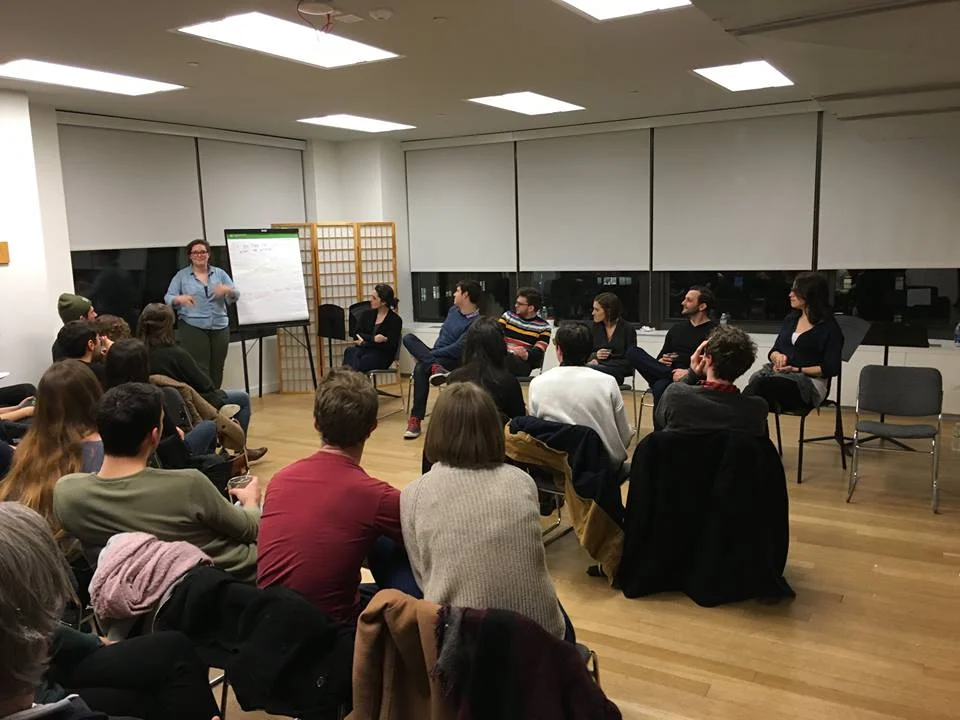 Talkback for The Pantry's reading of my play POP . 