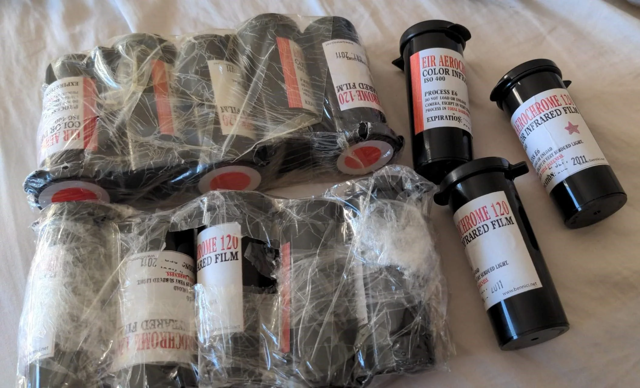 Kodak Aerochrome 1443 rolls