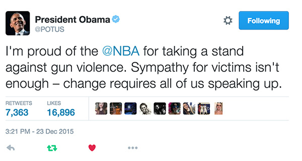 Raving response from the 44th POTUS!
