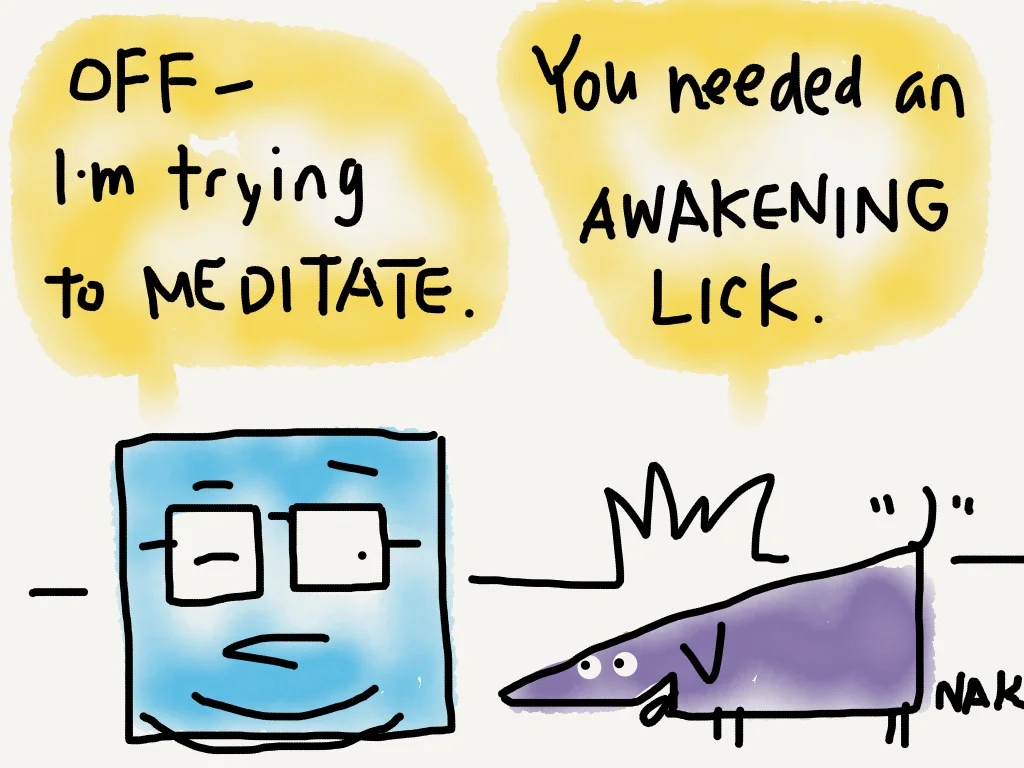 Becoming one with dog