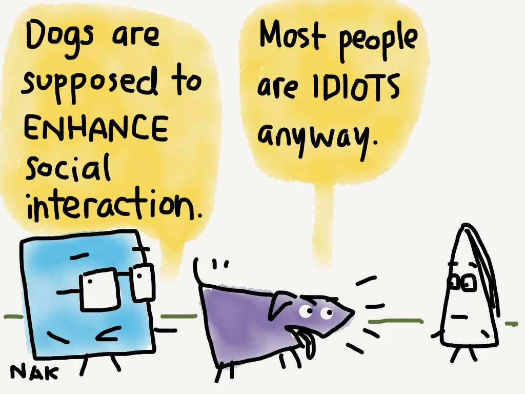 Supposed benefit of dogs