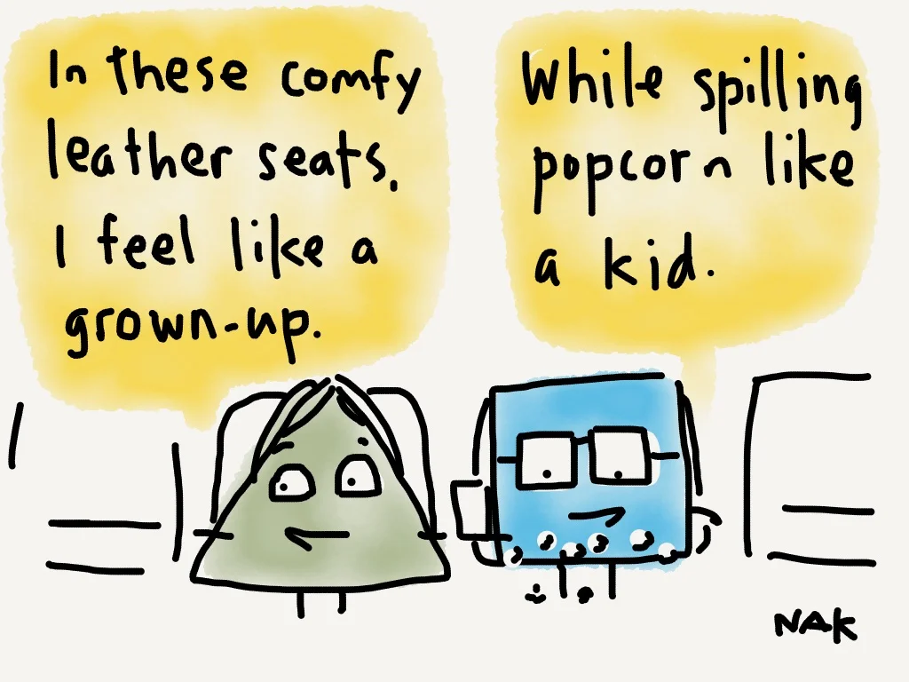 While the kid's away