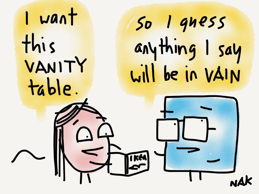 Vanity, thy name is parent