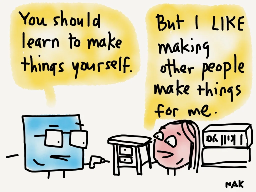 Self reliance is over-rated