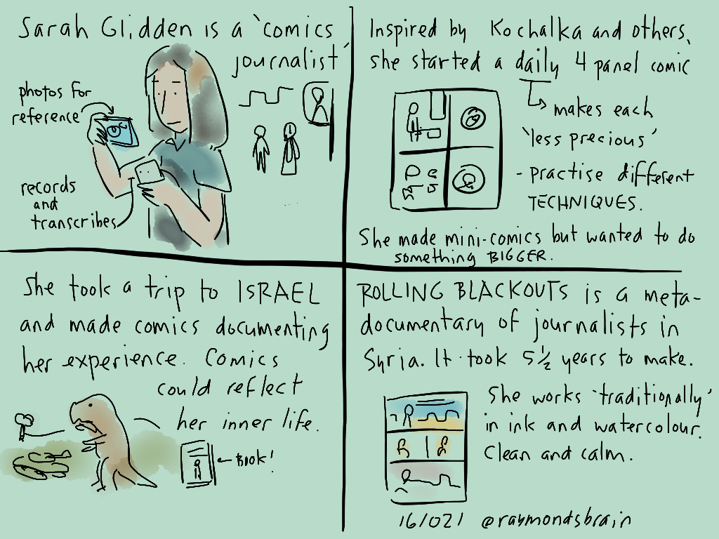 Comics Journalist Sarah Glidden