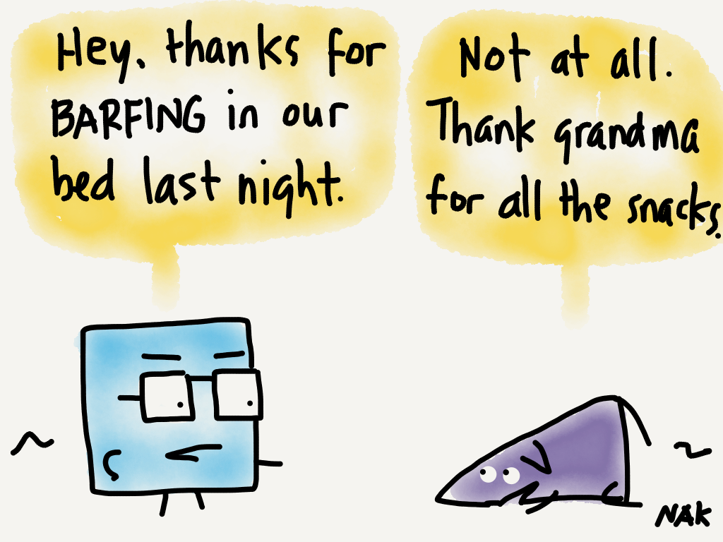 Rude awakening #dog #cartoon