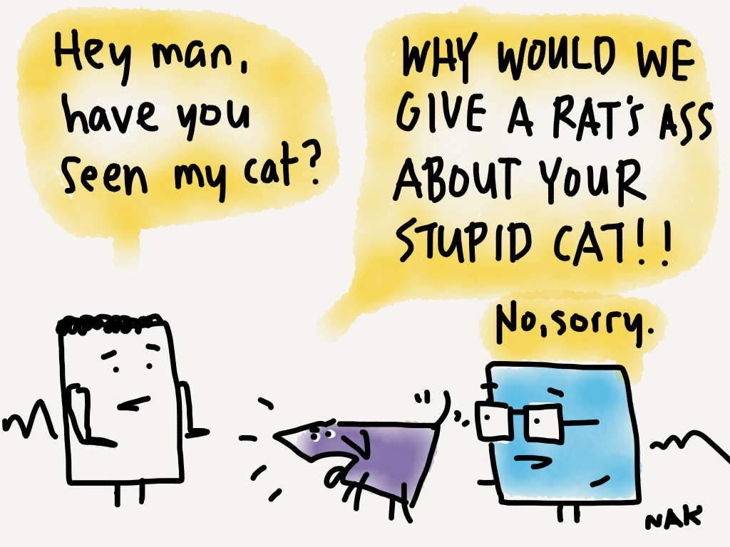 Compassion #dog #cat #cartoon