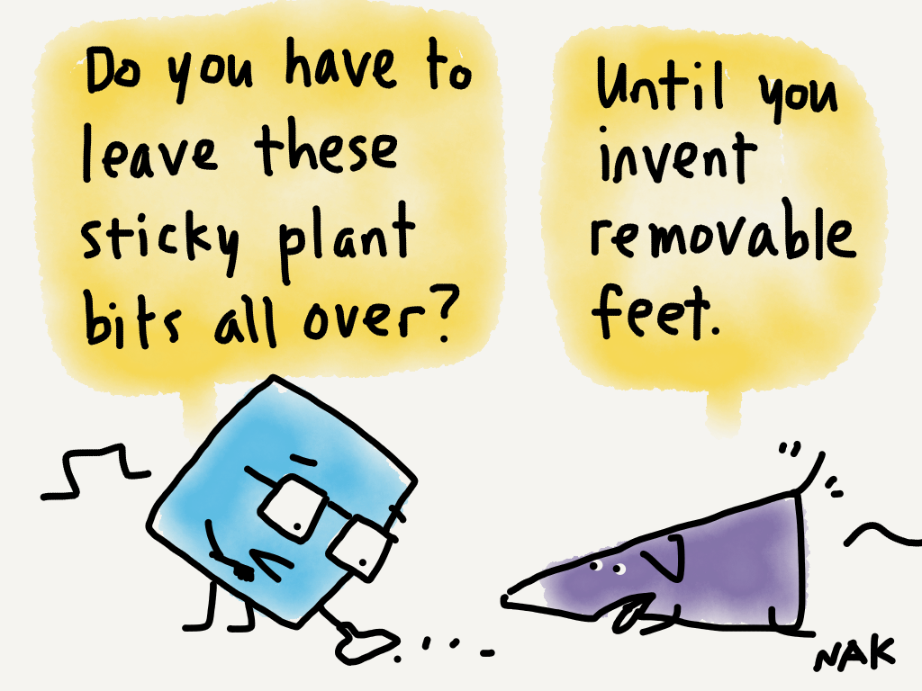 What the #dog tracked in #cartoon