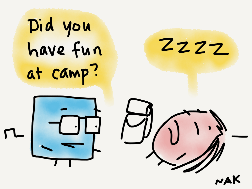 All out #camp #cartoon