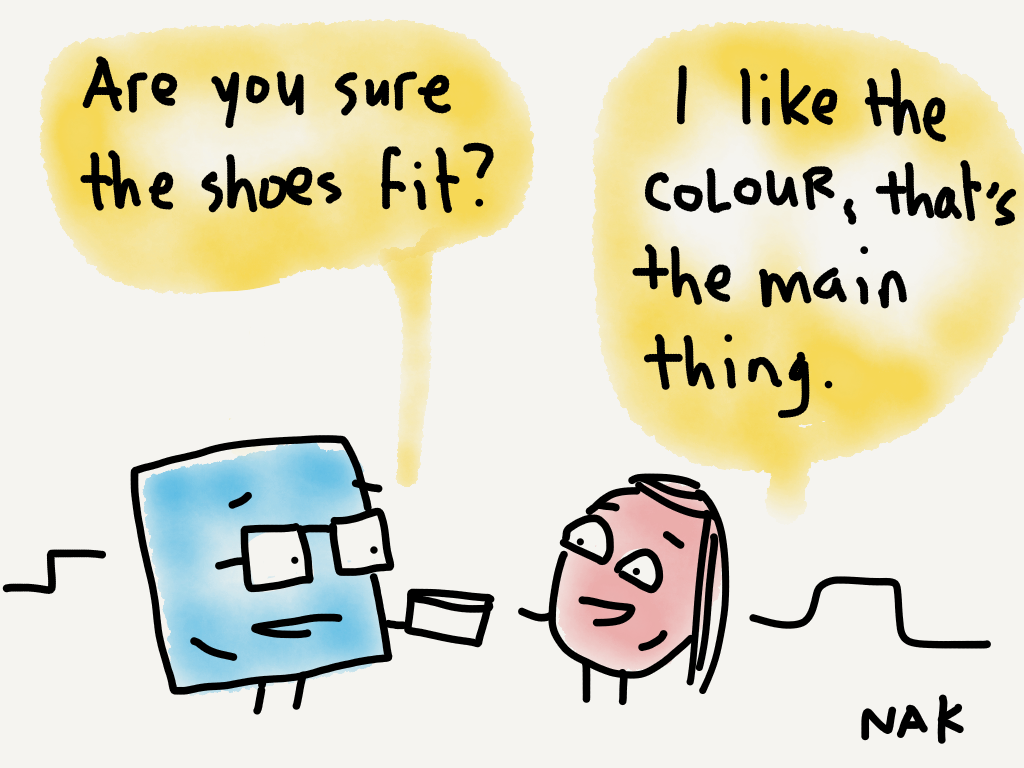 If the Shoe Colour Fits