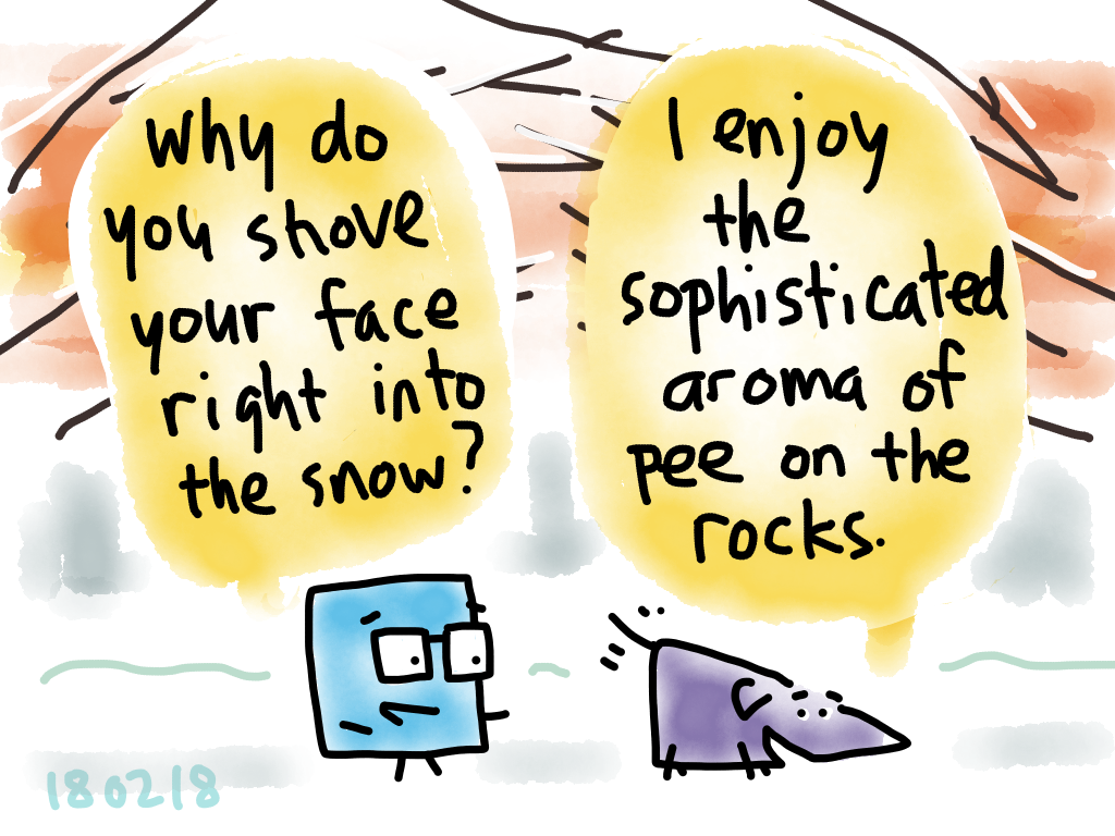 Wintry morning #comic