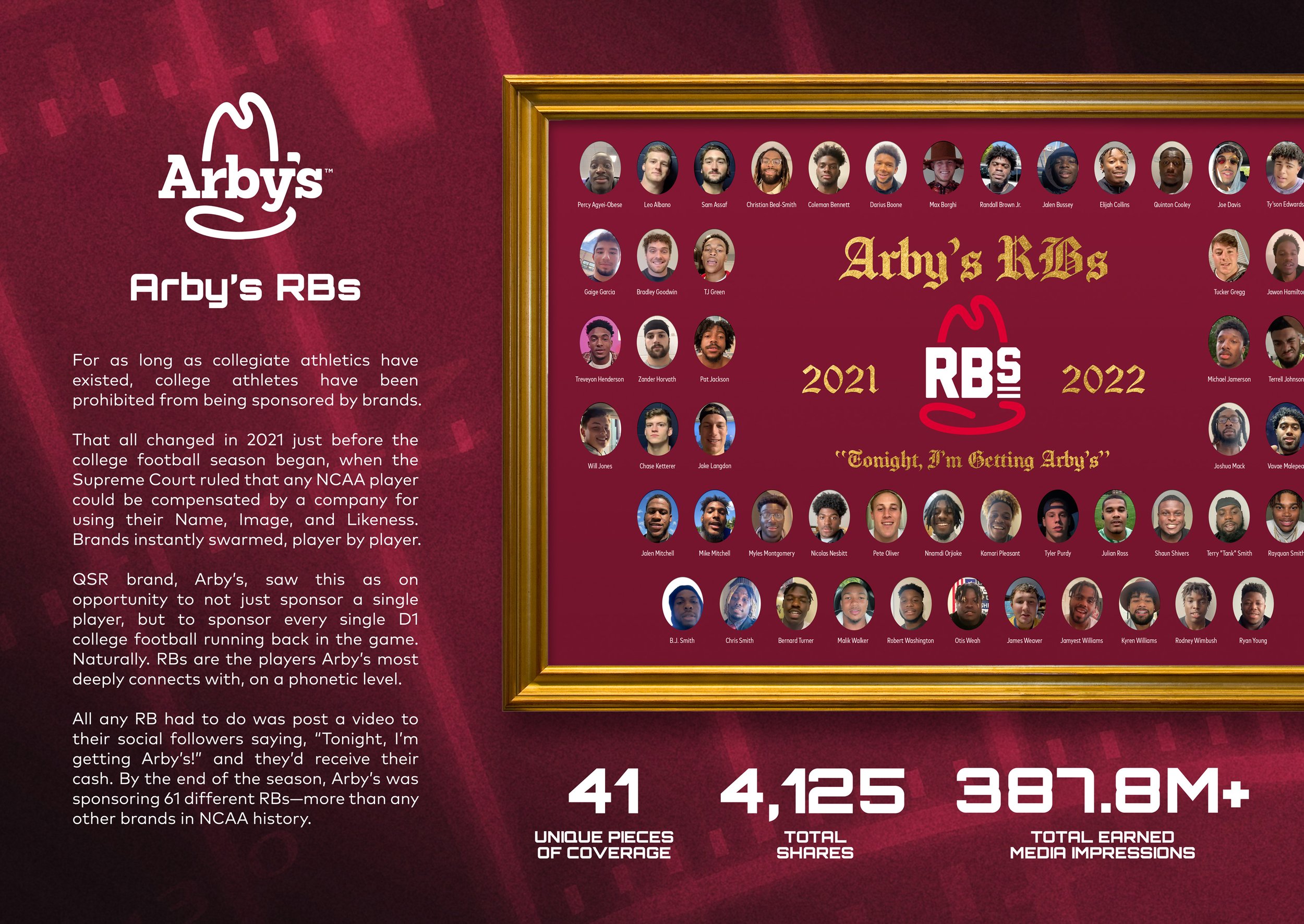 Arby's RBs — Steve Torres