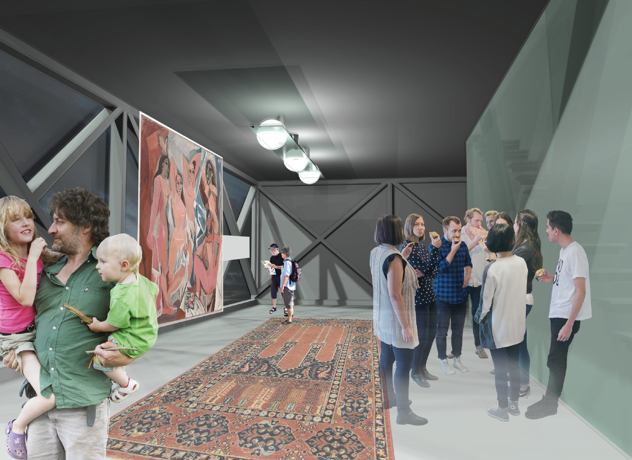 Interior View: Public Gallery