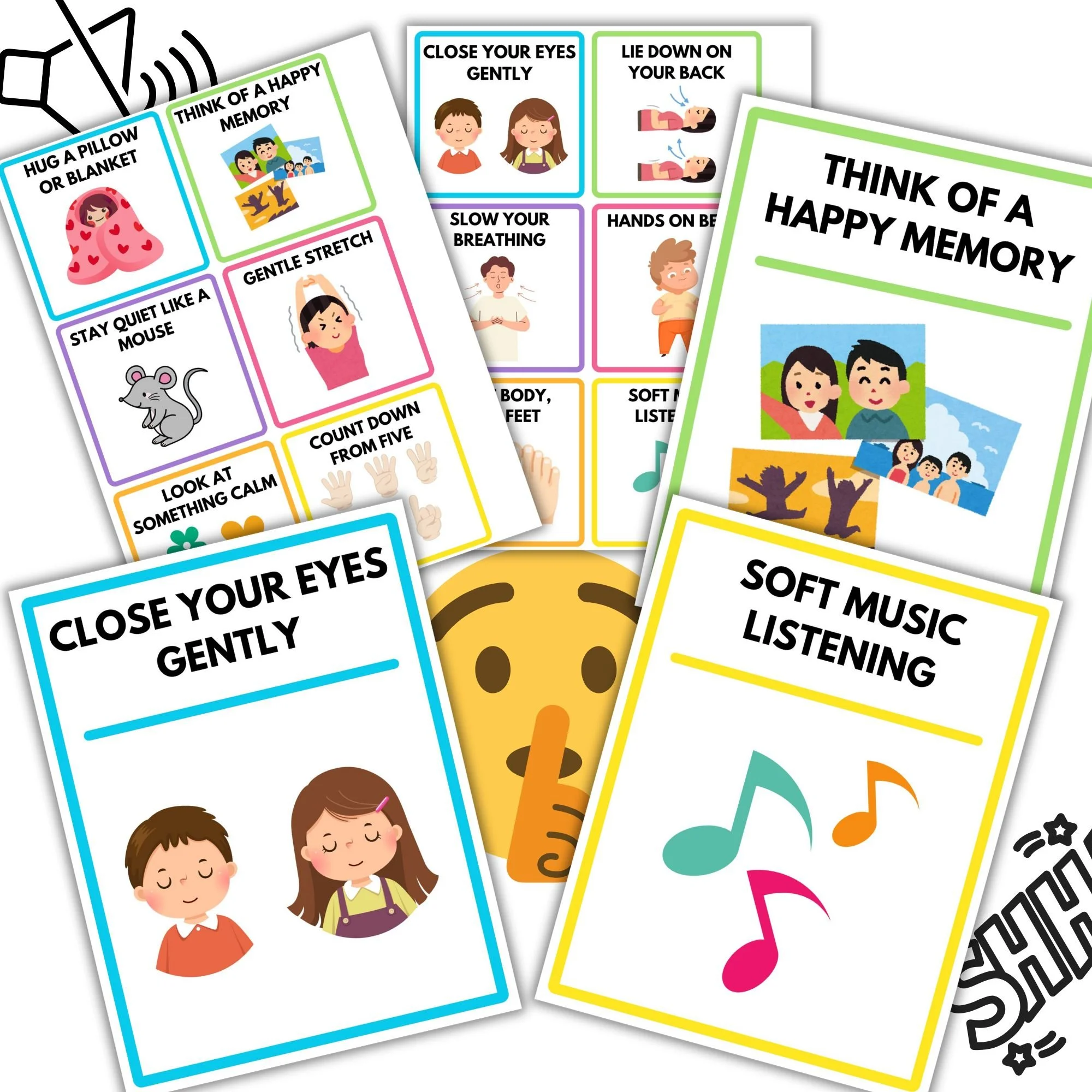 Quiet Time Visual Cards