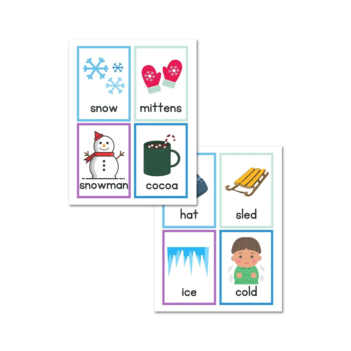 Winter Word Cards