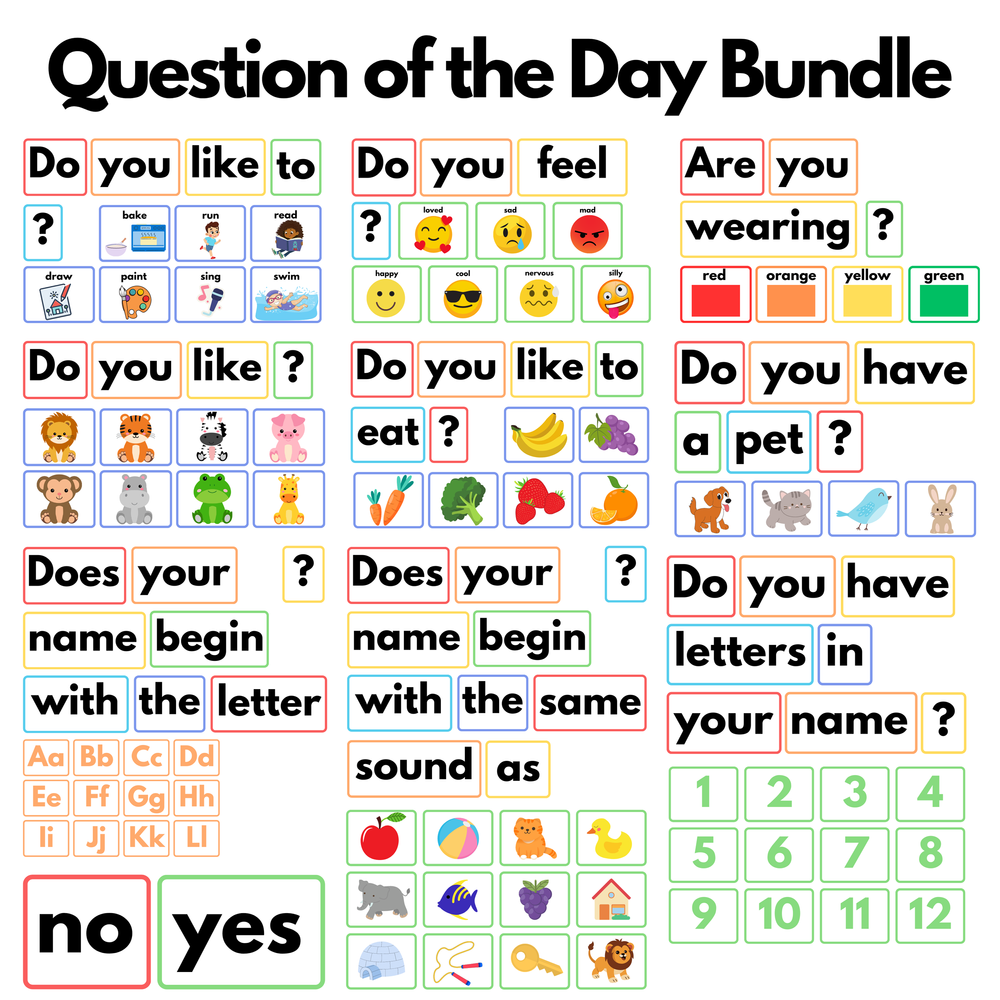 Would You Rather.. Question of the Day Bundle — Preschool Vibes