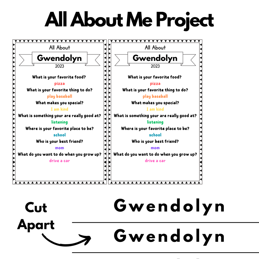 All About Me Preschool