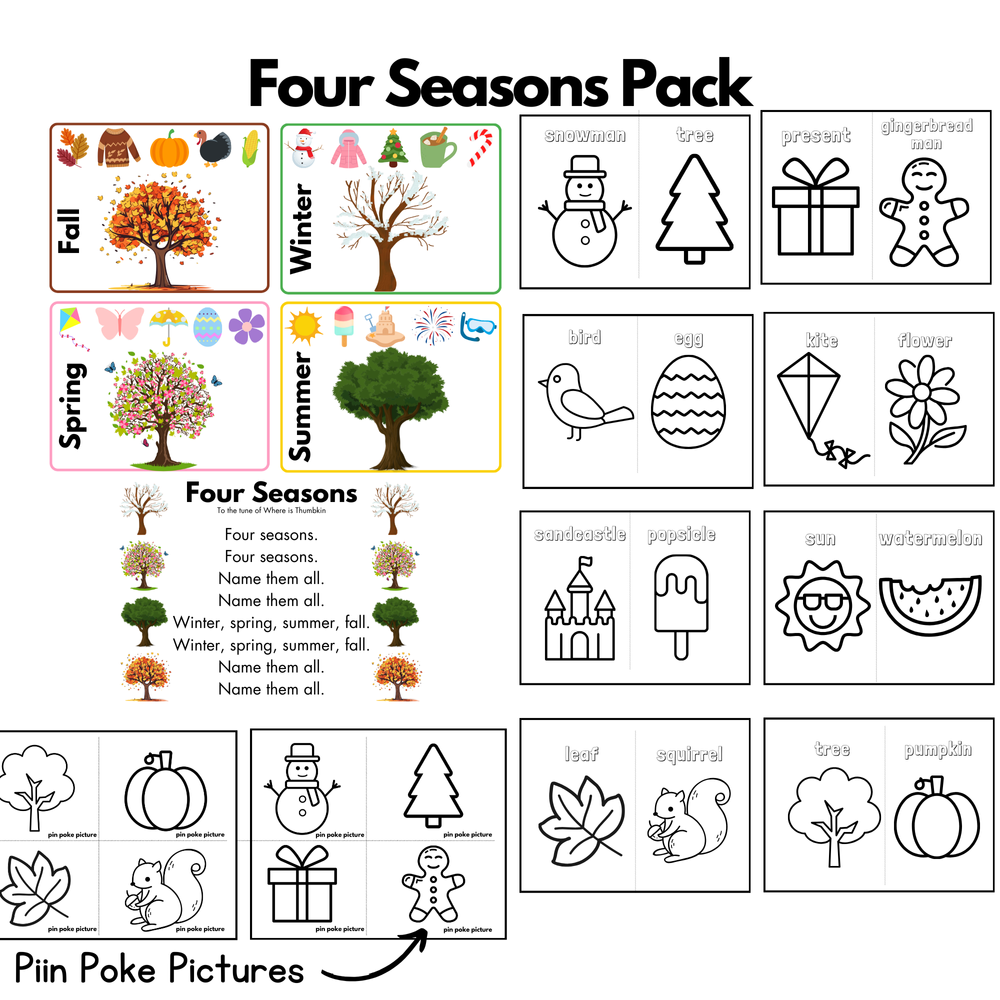 Four Seasons Coloring & Learning Pack — Preschool Vibes four-seasons-coloring-learning-pack-preschool-vibes