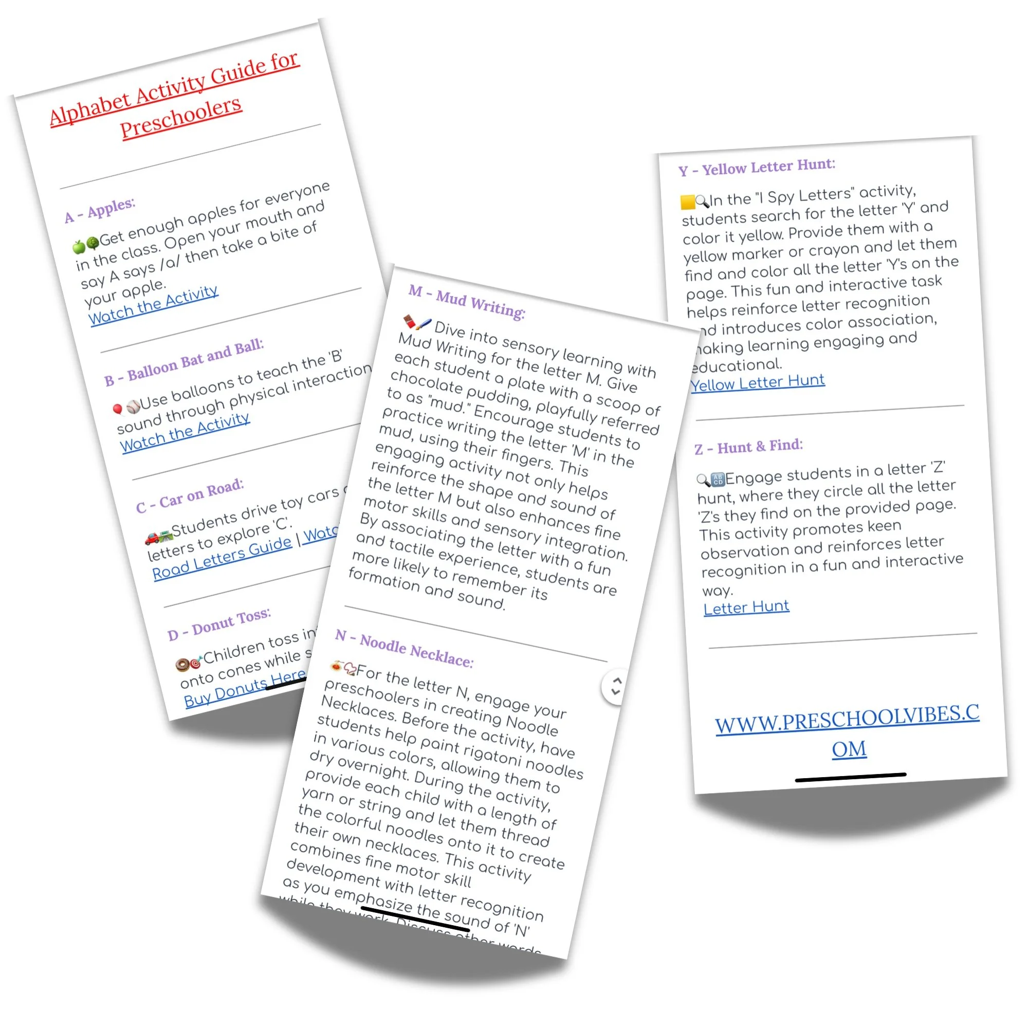 Exciting News: Free Alphabet Activity Guide! 🎉