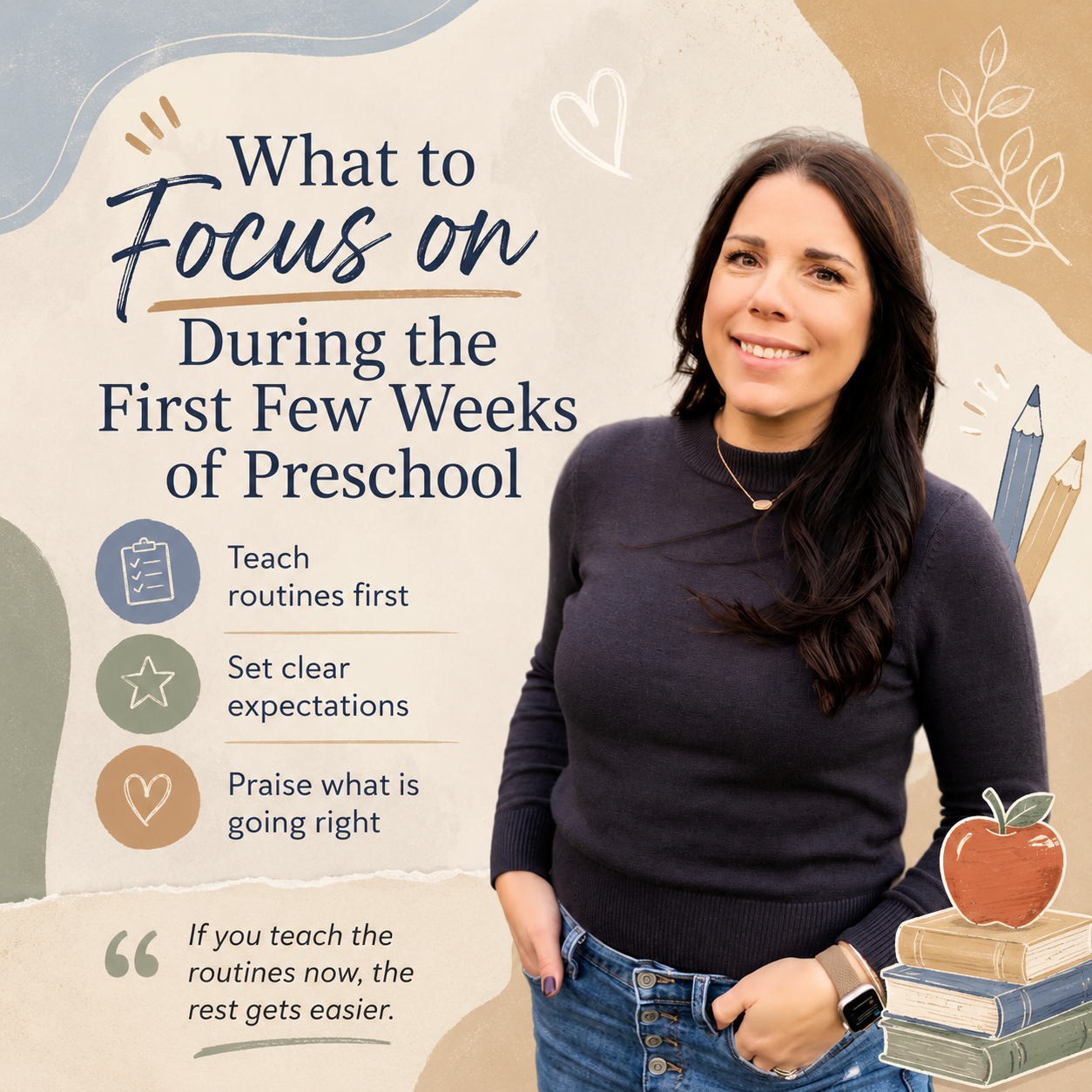 What to Focus on During the First Few Weeks of Preschool
