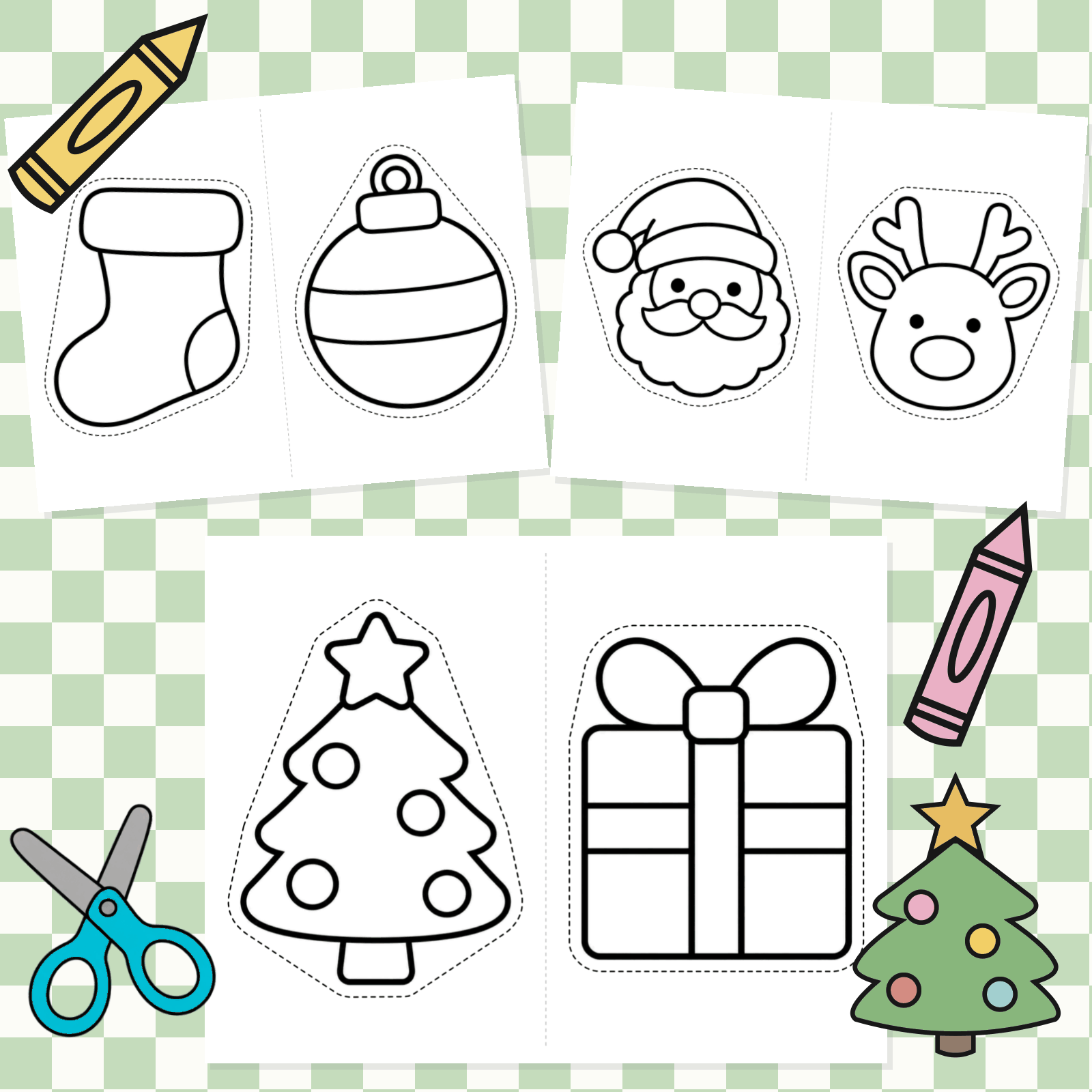 Christmas-Color & Cut.