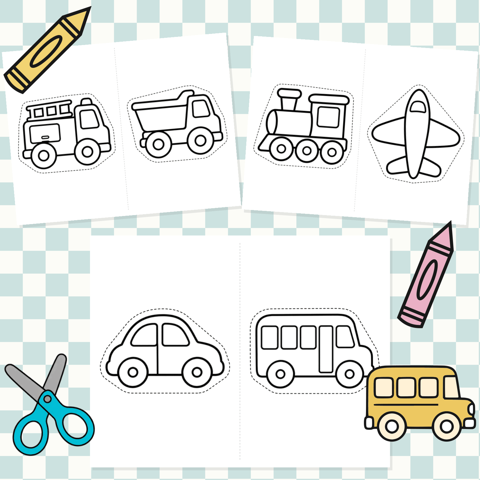 Transportation-Color & Cut.