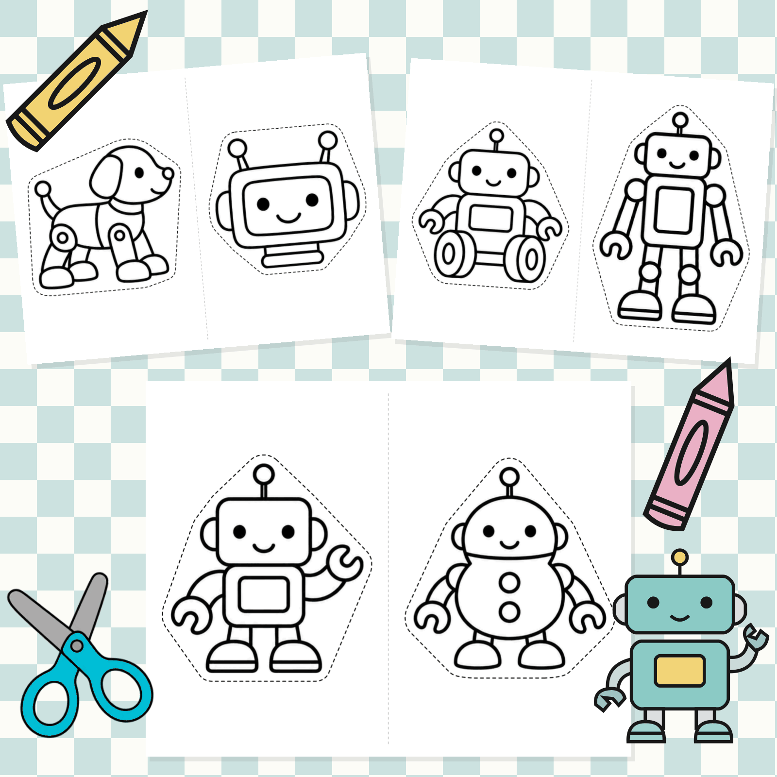 Color & Cut-Robots