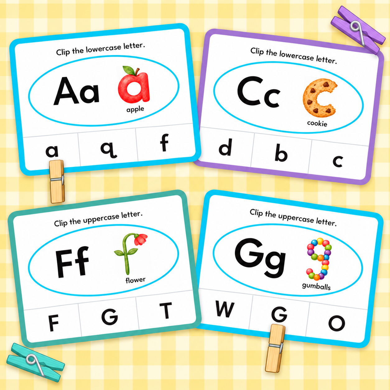 Preschool letter cards on gingham.png