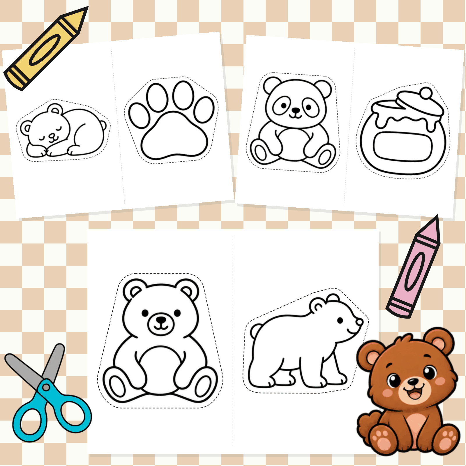 Bears-Color & Cut.