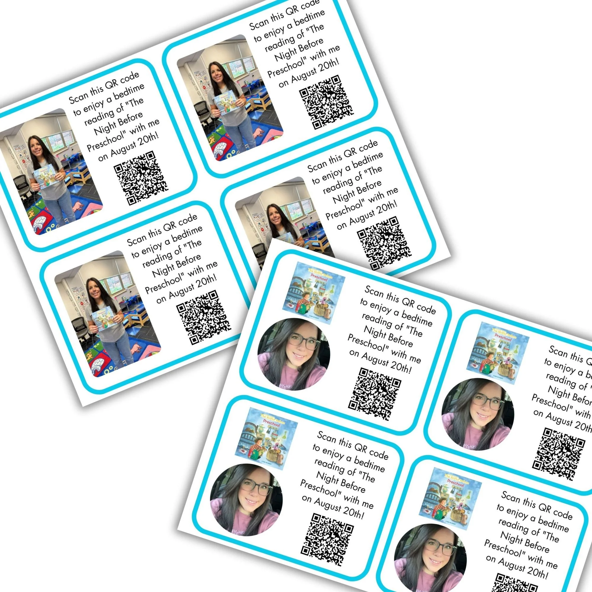 "The Night Before Preschool" - Editable Canva Template