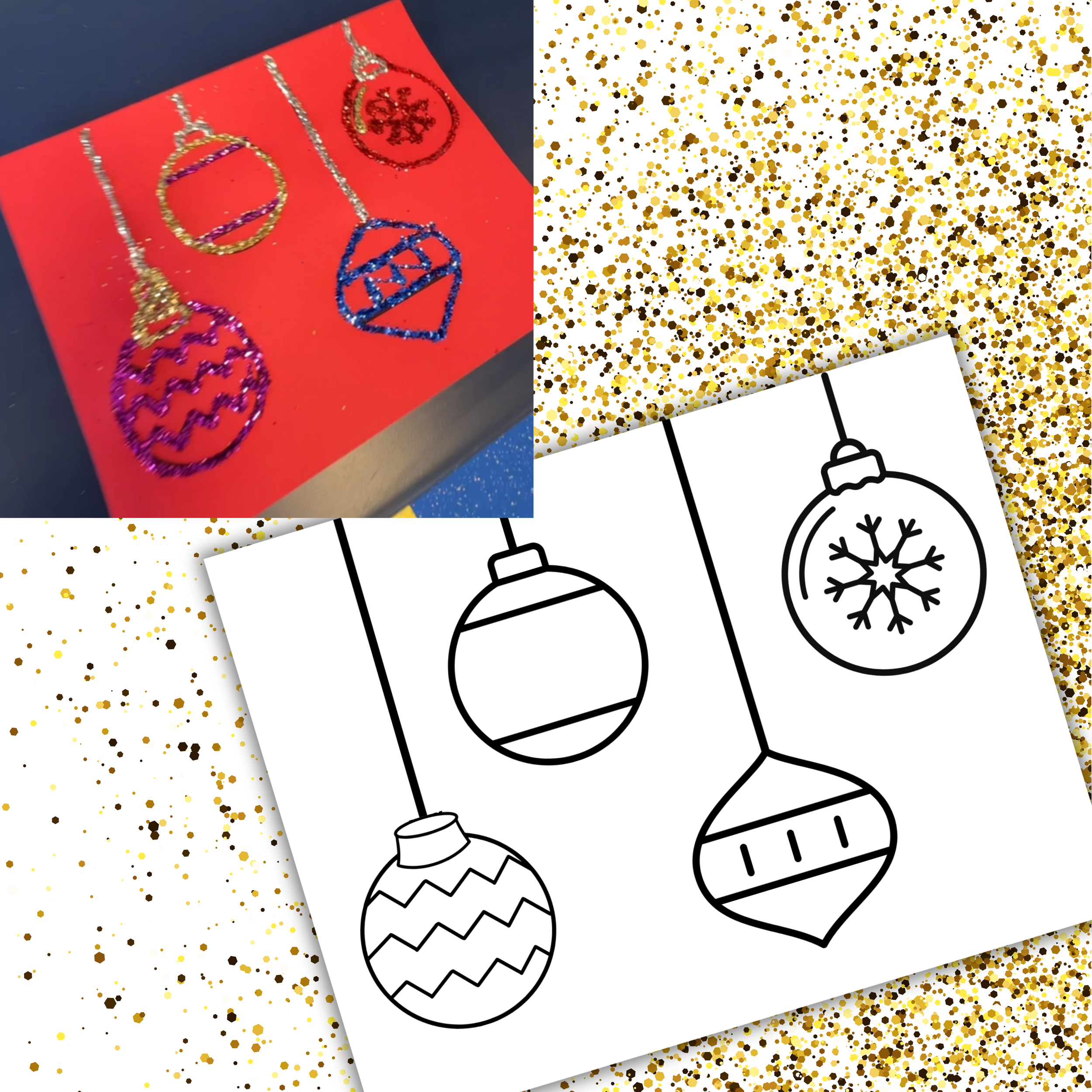 Glitter Bulbs Craft Activity