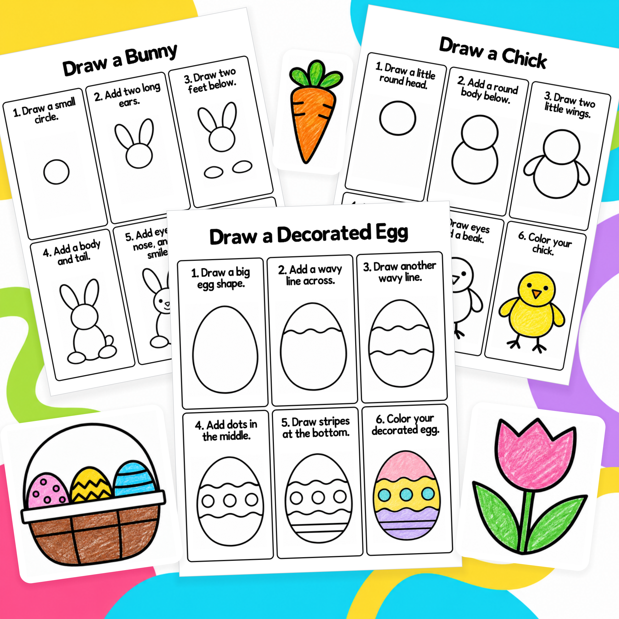 Easter Directed Drawings