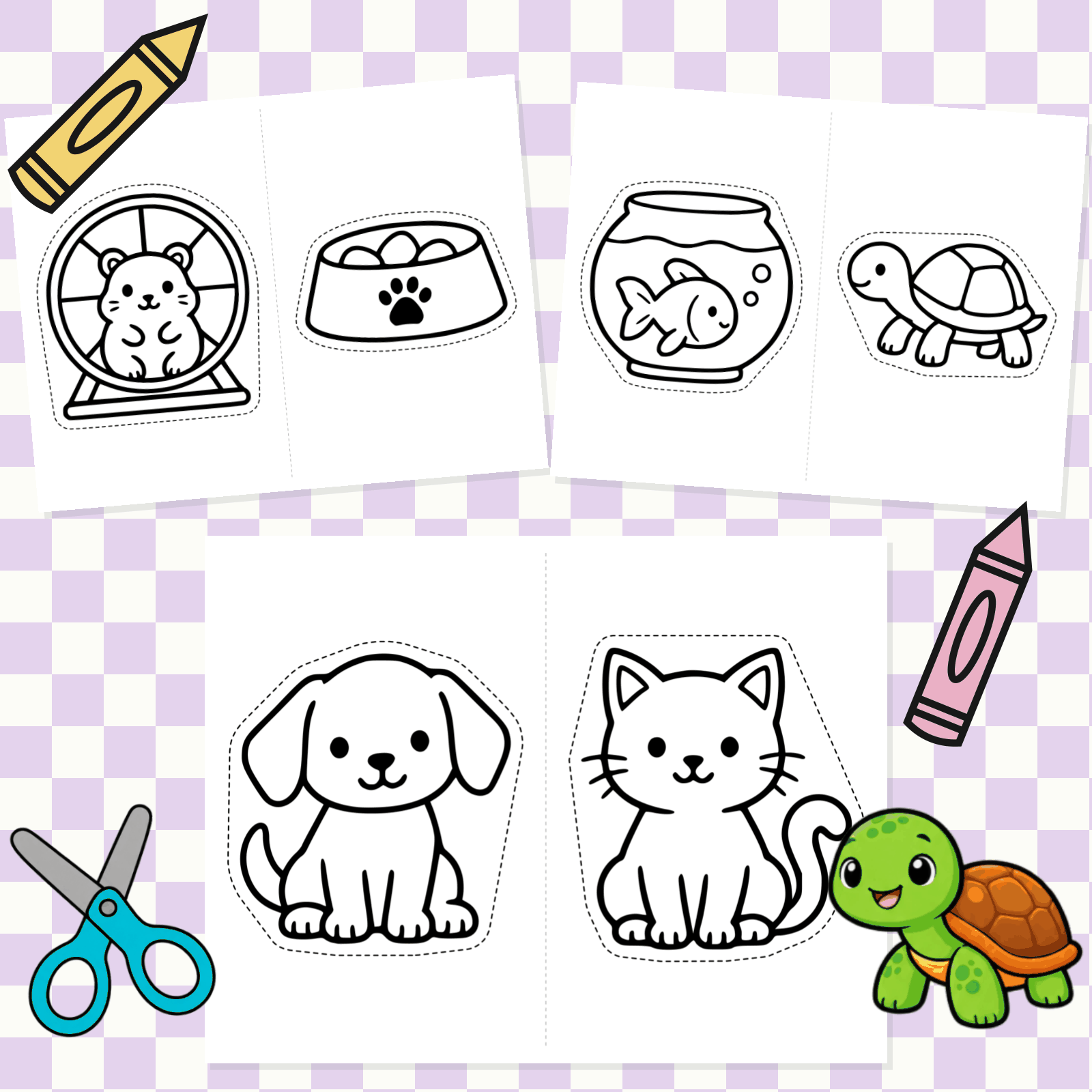 Color & Cut-Pets