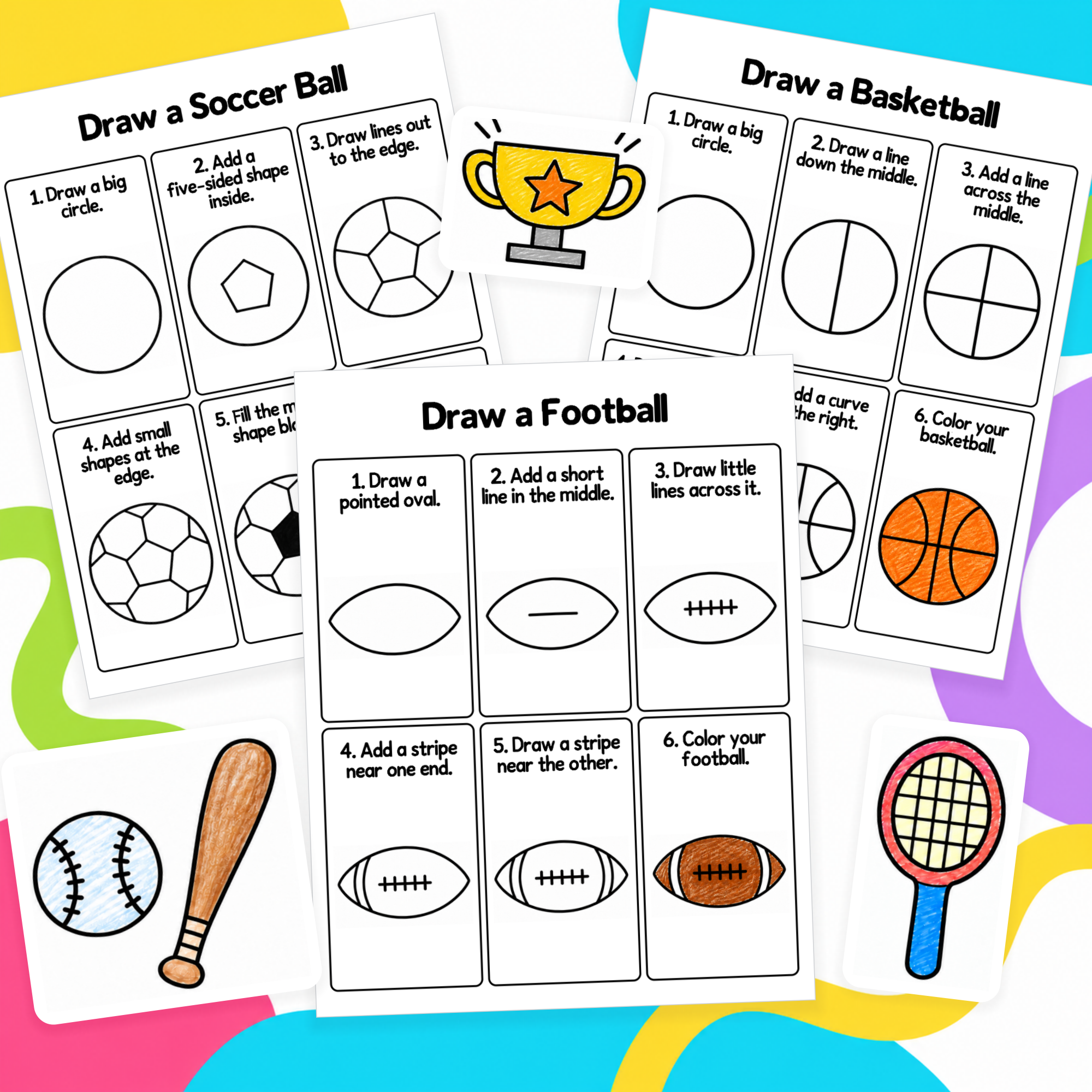 Sports Directed Drawings