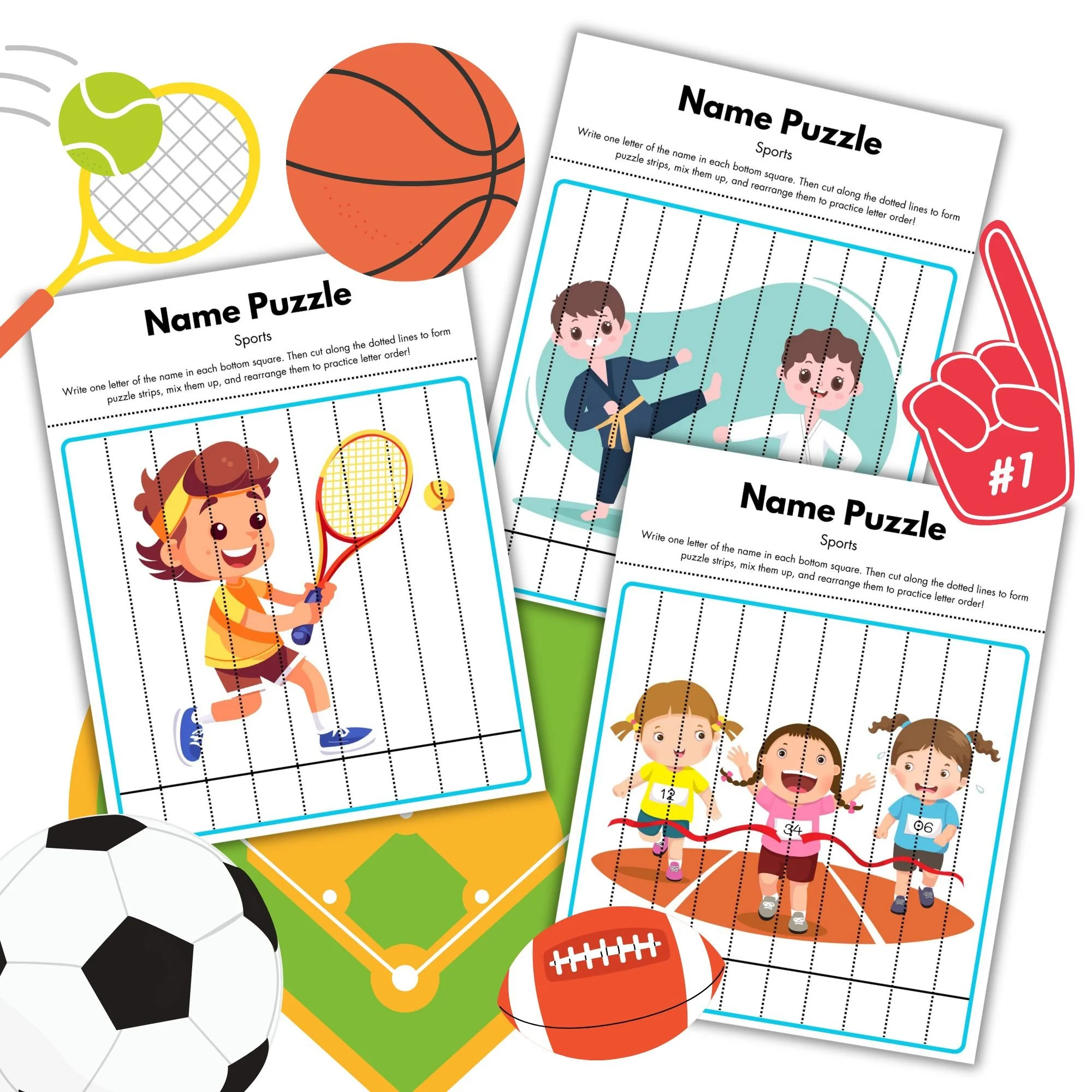 Name Puzzle - Sports