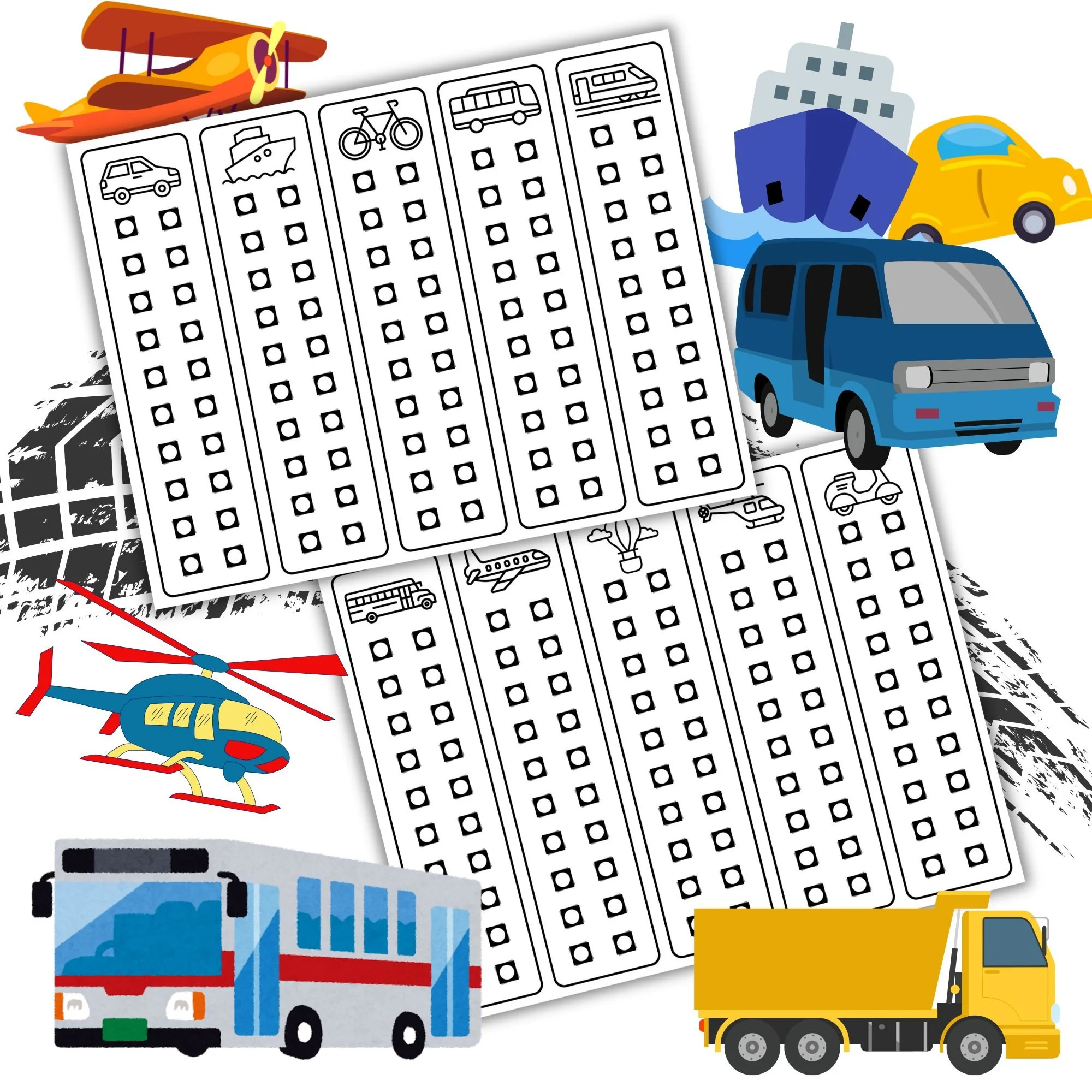 Punch & Learn- Transportation