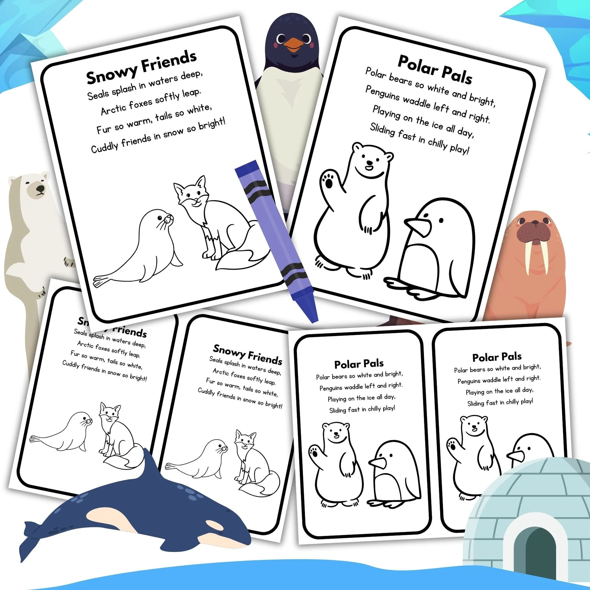 Color & Poem- Arctic